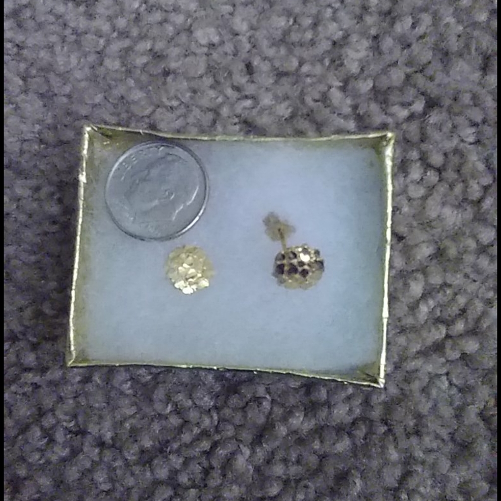 14k Nugget Earrings